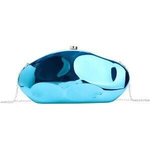 Acrylic Clutch Purses for Women Formal Evening Bag Irregular Shell Handbag